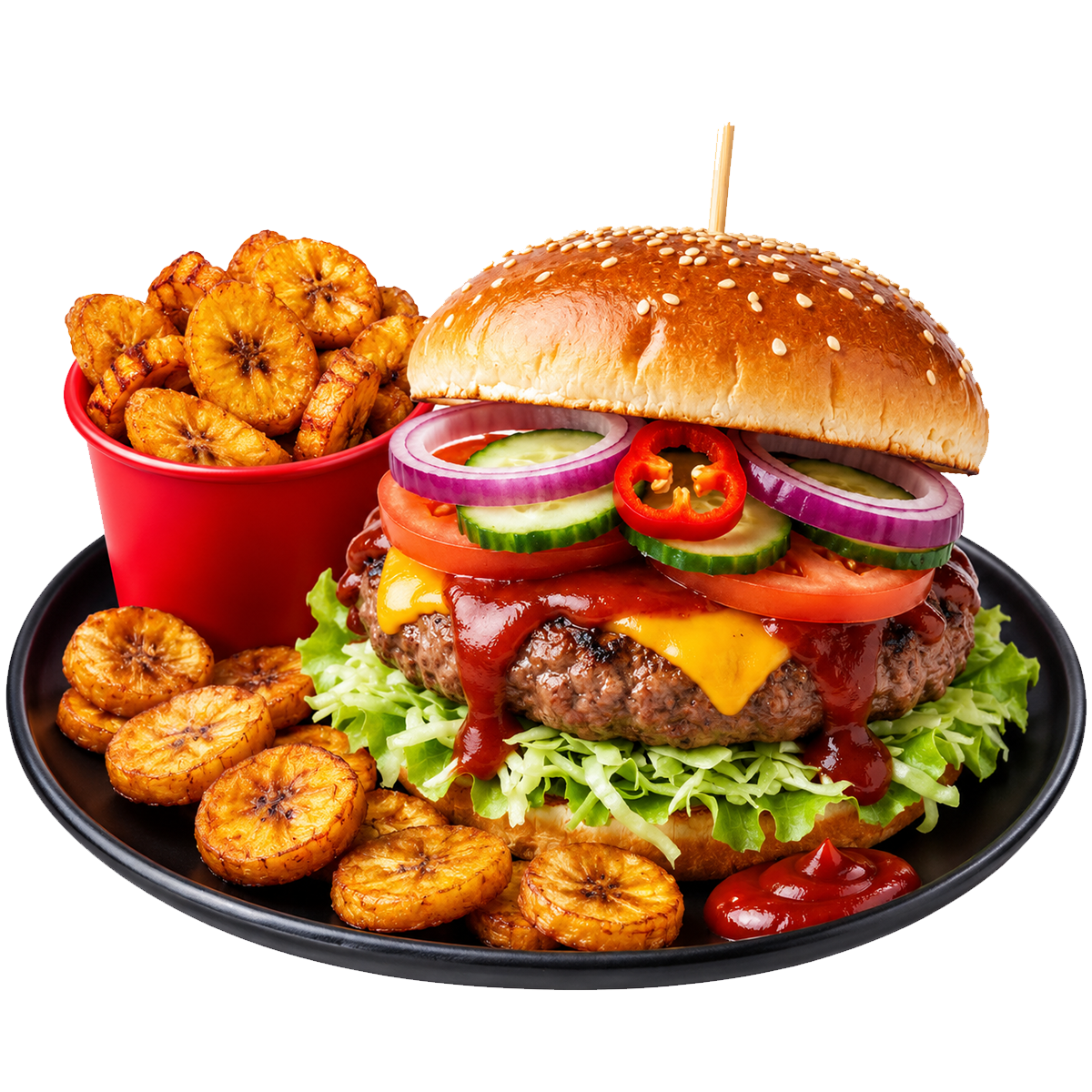 Kombo Extra Kroosty Burger Spicy