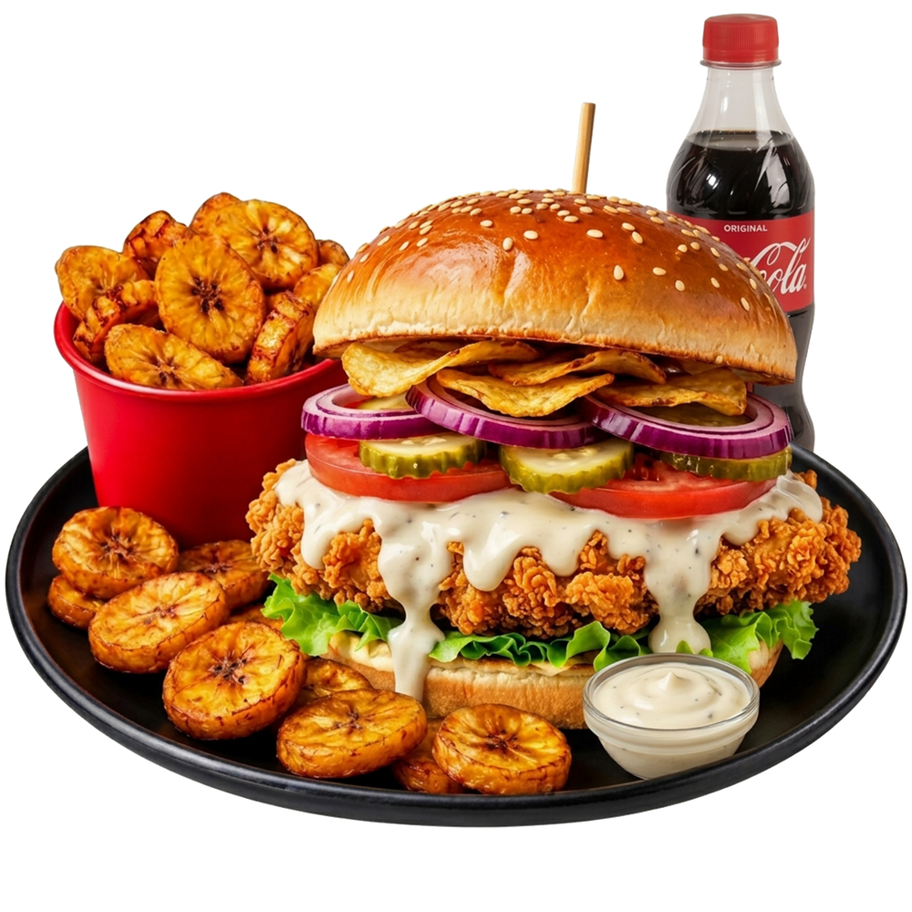 Kombo Kroosty Burger Poulet
