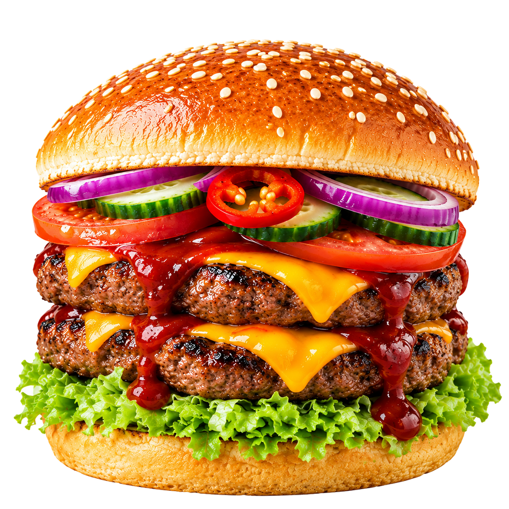 Double Extra Kroosty Burger Spicy